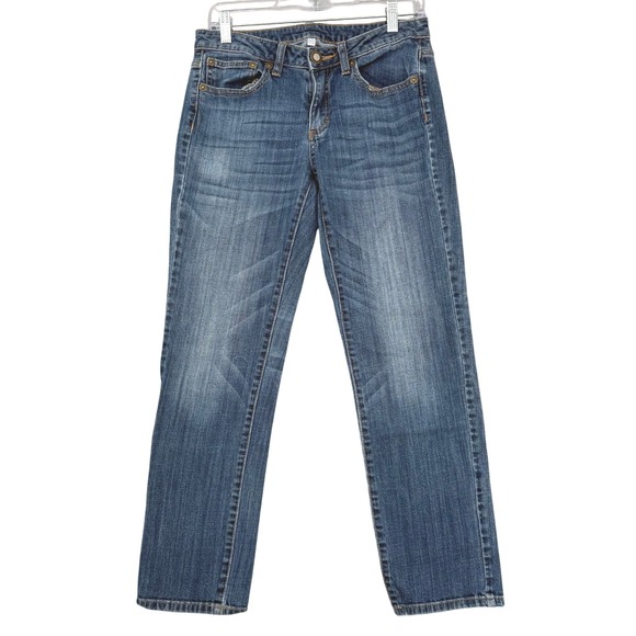 Jennifer Lopez Denim - Jennifer Lopez Womens Straight Leg Jeans Blue Medium Wash Denim Size 2 Mod Chic